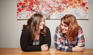 Carrie Hicks and her case manager, Rebekah Robinson, team leader for the Helen Ross McNabb Center Hamblen County office, who was Hicks’ case manager for three years