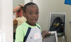 a child at Mending Hearts Camp