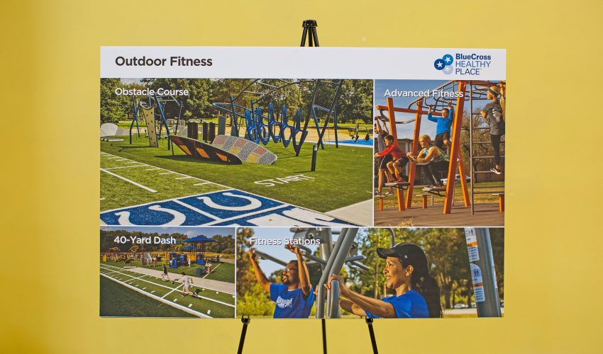 rendering of bluecross healthy place on board